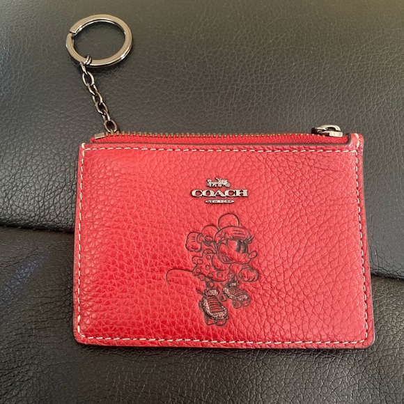Coach Handbags - COACH Minnie Mini ID Skinny Leather Wallet Coach Handbags - COACH Minnie Mini ID Skinny Leather Wallet